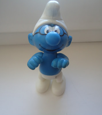 Brainy Smurf Figure McDonalds 2002