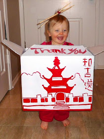 Chinese Take Out Box Kid Halloween Costume