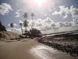 passeio de buggy para o litoral norte de natal, rio grande do norte. Uma das mais belas praias, Genipabu