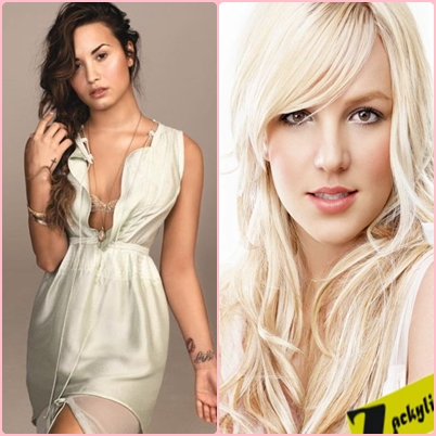 Britney & Demi Lovato Juri X Factor - Zackylicious