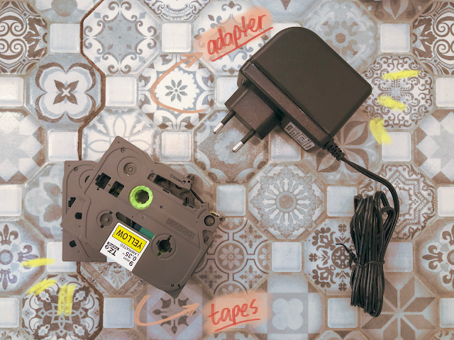 Patty Villegas - The Lifestyle Wanderer - Brother - P- Touch Cube - Label Maker - Tapes And adapter