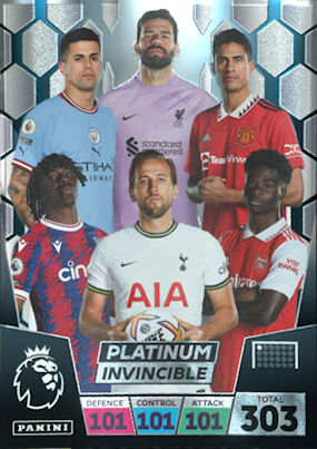 Premier League Adrenalyn XL™ 2023 - Base cards - line up - cartas faltantes