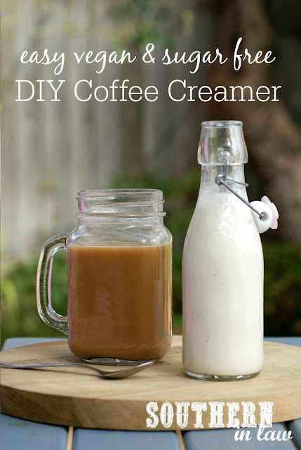 Easy Vegan DIY Coffee Creamer Recipe - healthy, gluten free, dairy free, egg free, vegan, sugar free, sweet cashew cream, clean eating recipe