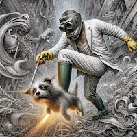 The flying puppy