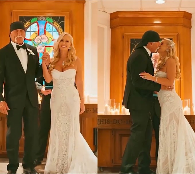'My New Life Starts Now' – Hulk Hogan Writes As He Shares Video From His Third Wedding