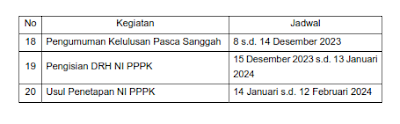 Jadwal Pelaksanaan Seleksi  CPNS dan PPPK Tahun 2023