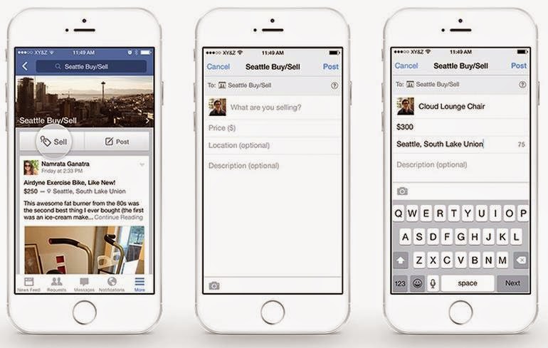 Facebook Introducing a New Features People Buy and Sell Items In Groups