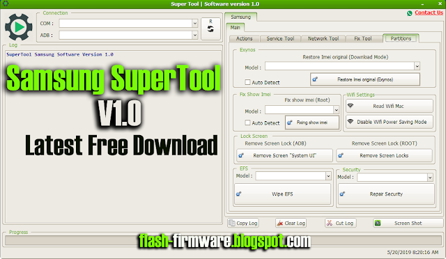 Samsung SuperTool v1.0 Latest 100% Working Free Download