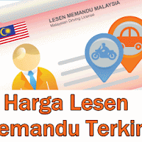 Harga Lesen Memandu Kereta Motor Terkini