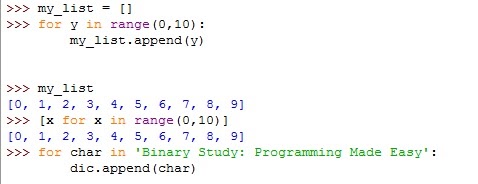 How to convert the output of a for loop into a list in Python 3?