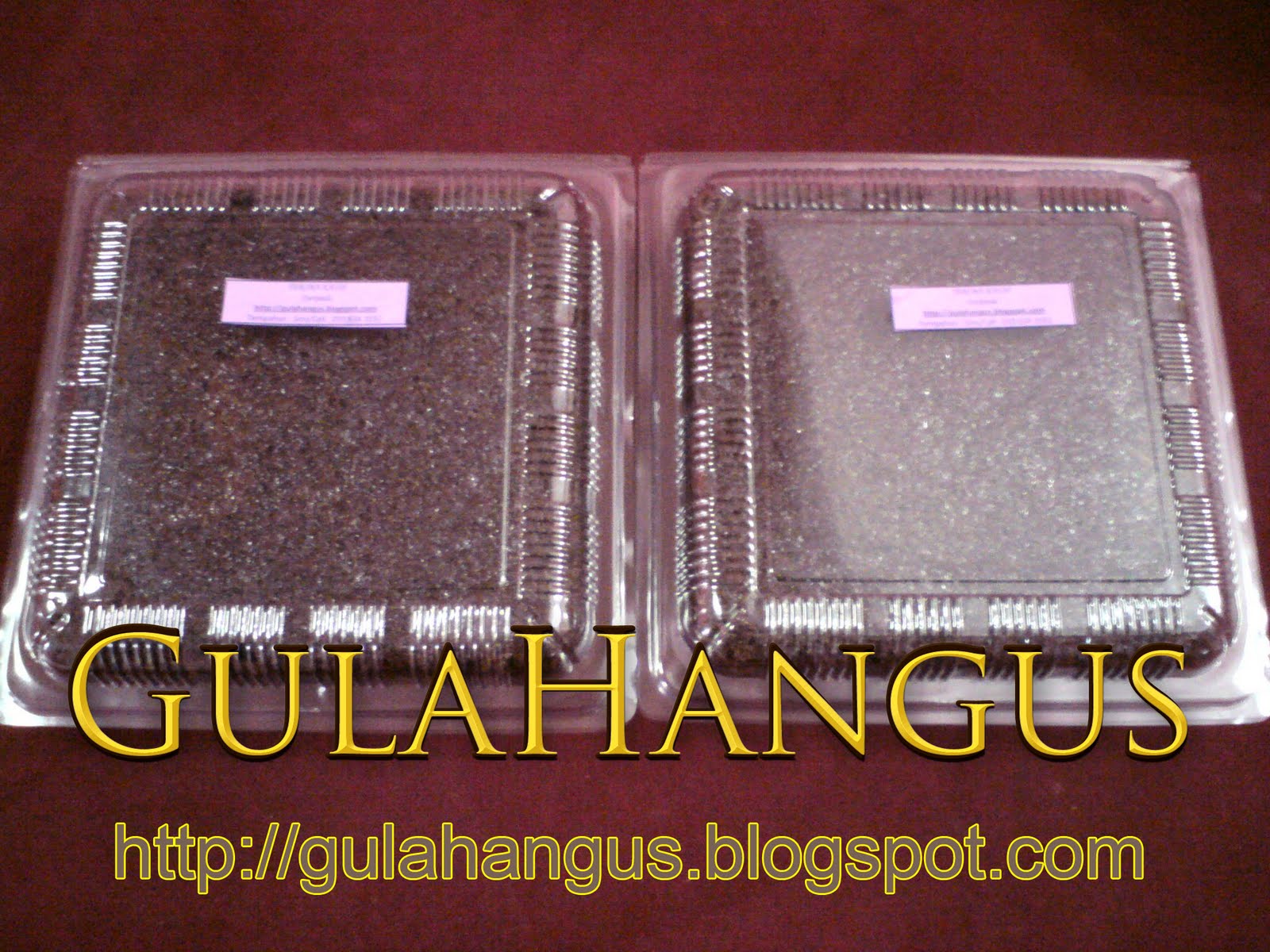 Gula Hangus ( 002177897 - D ): Kek Gula Hangus - En. Hairuddin