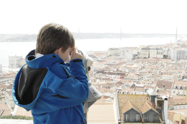 View of Lisbon from Alfama Saint George's Castle 