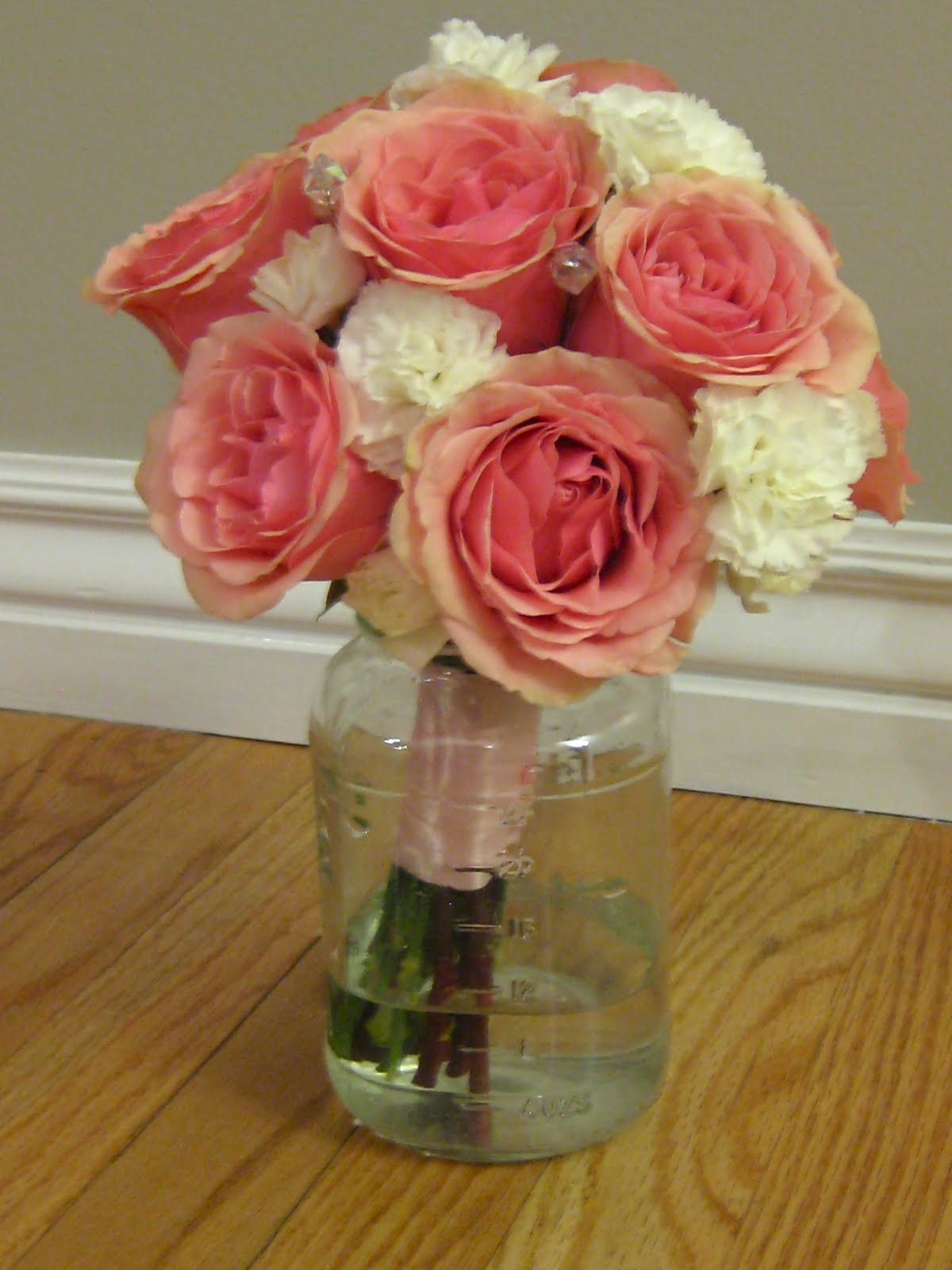 carnation wedding bouquet