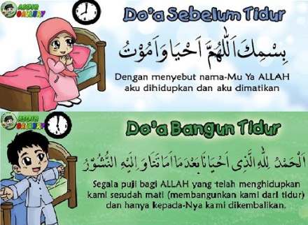 Mengenal Islam Doa Tidur 