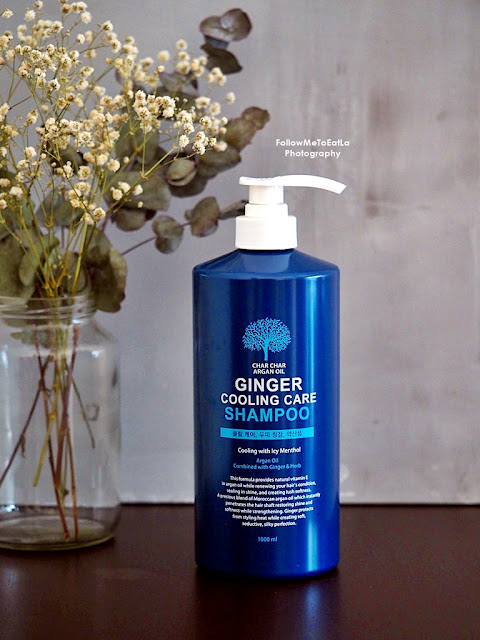 EVAS Char Char Argan Oil Ginger Cooling Care Shampoo 1000ml