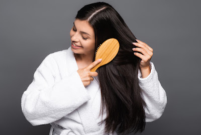 Long hair tips in homemade for women