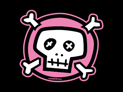 wallpaper pink black. Pink Skull 1024 x 768