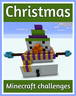 Christmas themed Minecraft challenges for children