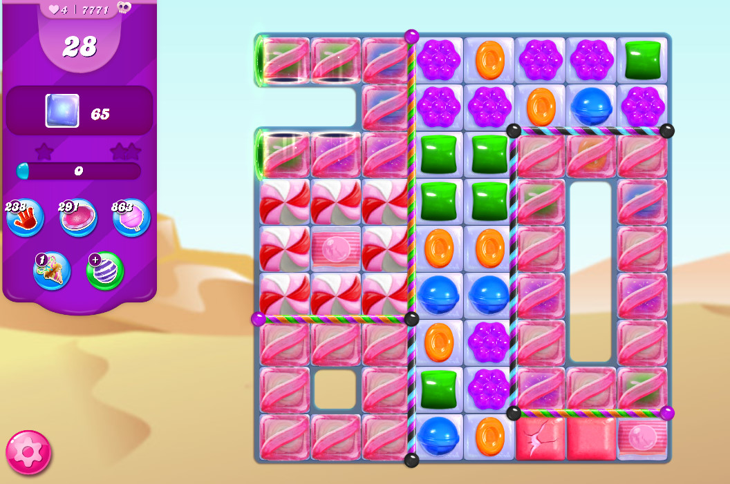 Candy Crush Saga level 7771