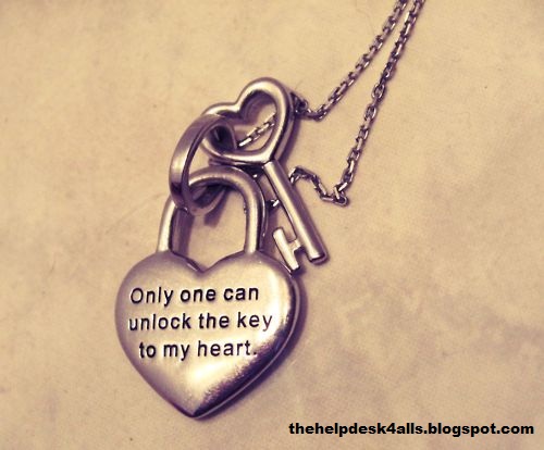 only one can unlock the key to my heart