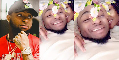 Davido shares love up photos with girlfriend, Chioma