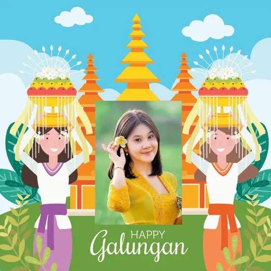 bingkai twibbon rahajeng rahina galungan 2024