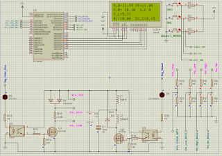Battery Tester Complete Schematic Circuit Diagram using PIC Microcontroller