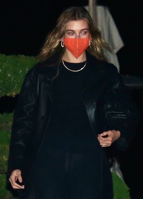 Hailey Baldwin Bieber Was Spotted Leaving Dinner With a Friend at Nobu in Malibu