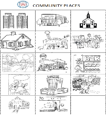 Community Places Coloring Pages 9