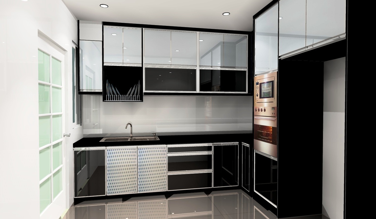 50 kabinet dapur minimalis dari kayu aluminium modern 