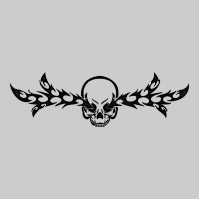 You can DOWNLOAD this Skull Tattoo Design - TATRSK06