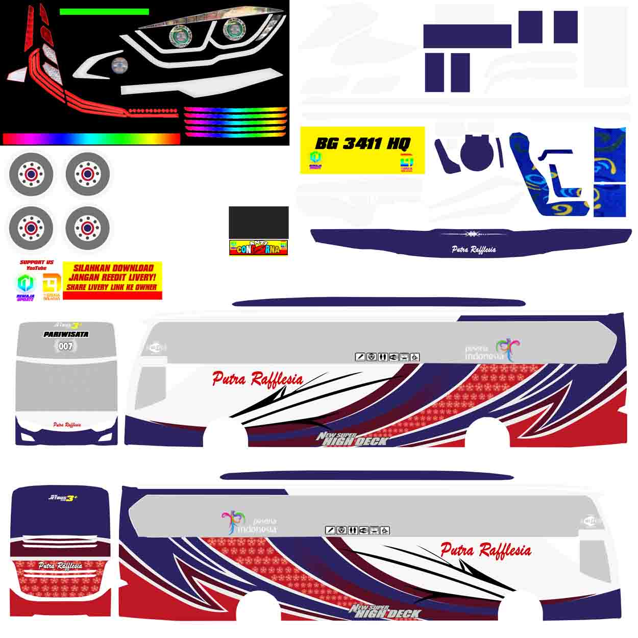 mod bussid putra rafflesia