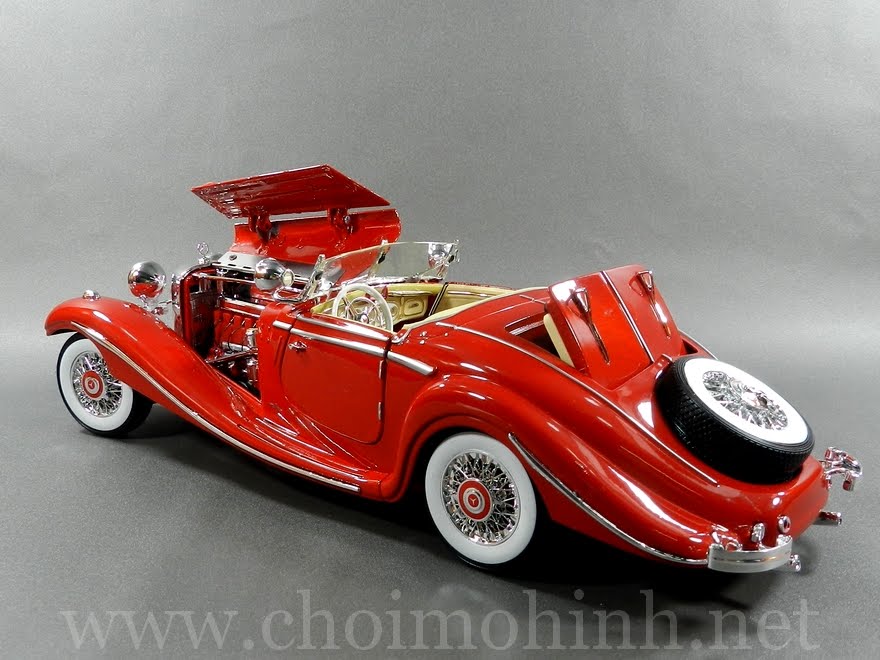 Mercedes-Benz 500 K Specialroadster 1:18 Maisto red back