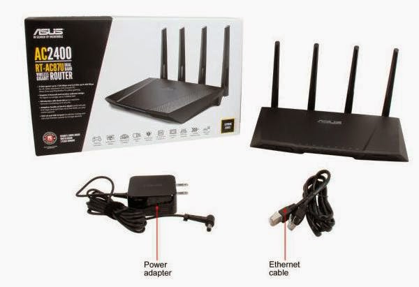 ASUS RT-AC87U Wireless-AC2400 Dual Band Gigabit Router