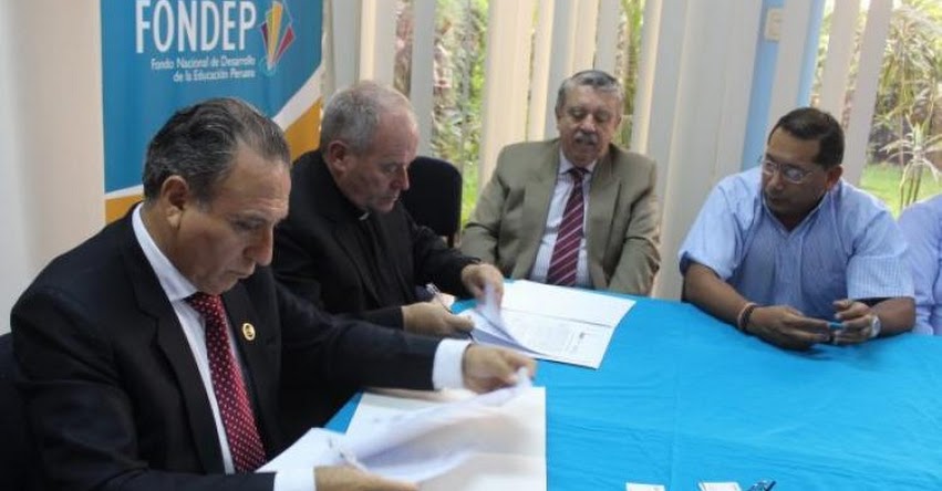 FONDEP suscribe convenio de cooperación con universidad Sedes Sapientiaie - www.fondep.gob.pe