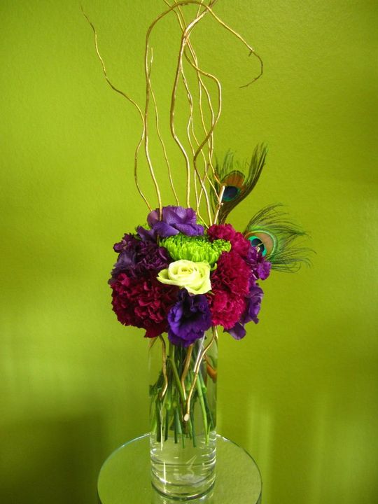 Peacock Feather Wedding Centerpieces Email This BlogThis