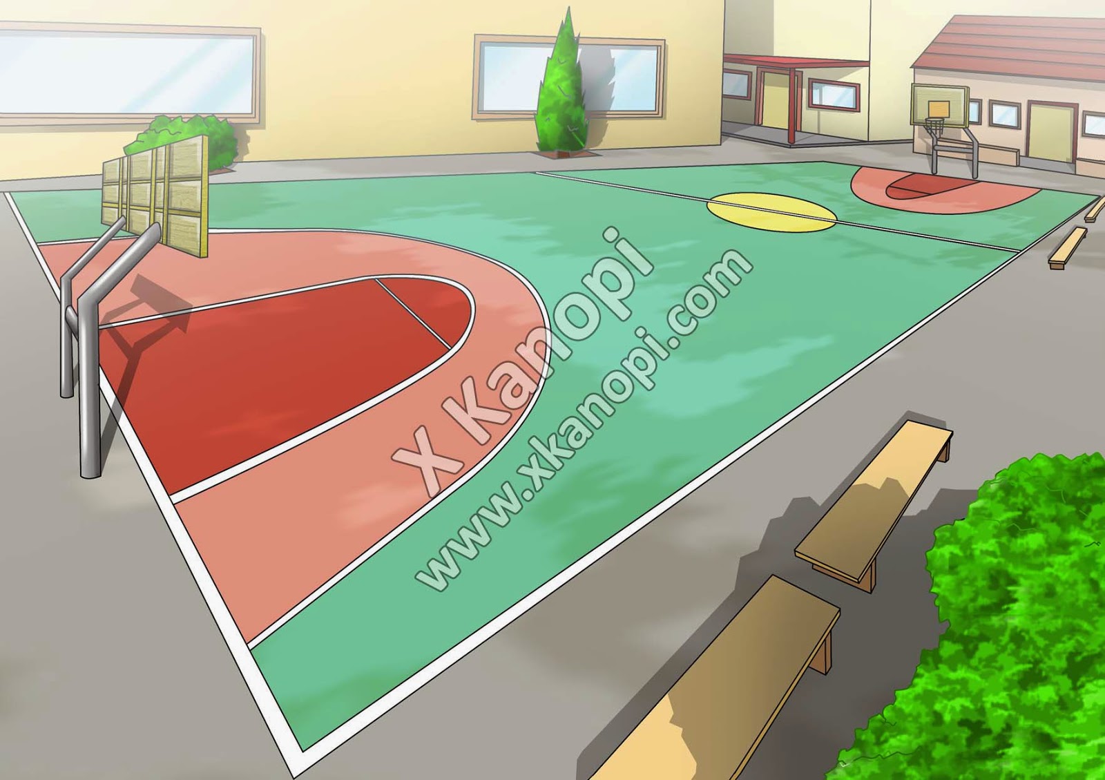 X Kanopi Media contoh gambar  layout ruangan 