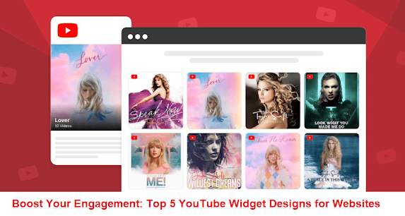 youtube widget designs