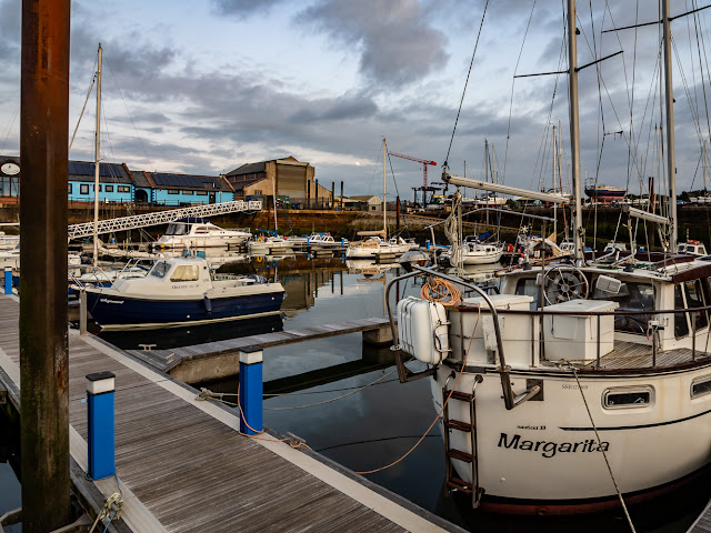 Photo of Maryport Marina on Monday evening