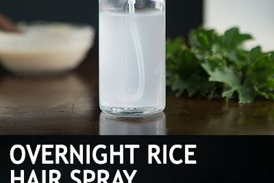 Overnight Rice Hair Spray For Thicker Hair