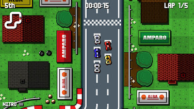 Micro Pico Racers Game Screenshot 1