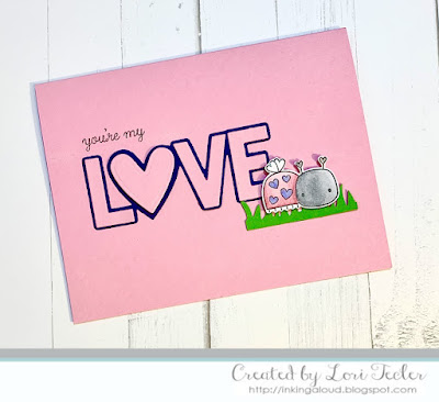 You're My Lovebug card-designed by Lori Tecler/Inking Aloud-stamps and dies from Reverse Confetti