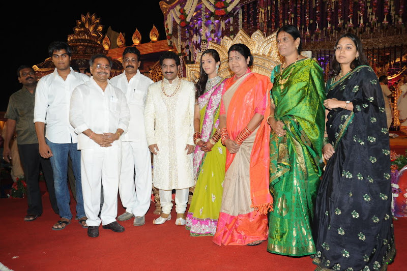 Celebrities  Jr NTR  Pranathi s Marriage film pics