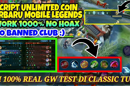 tutorial Script UNLIMITED COIN pada saat Game Play Mobile Legends Dengan Menggunakan Game Guardian