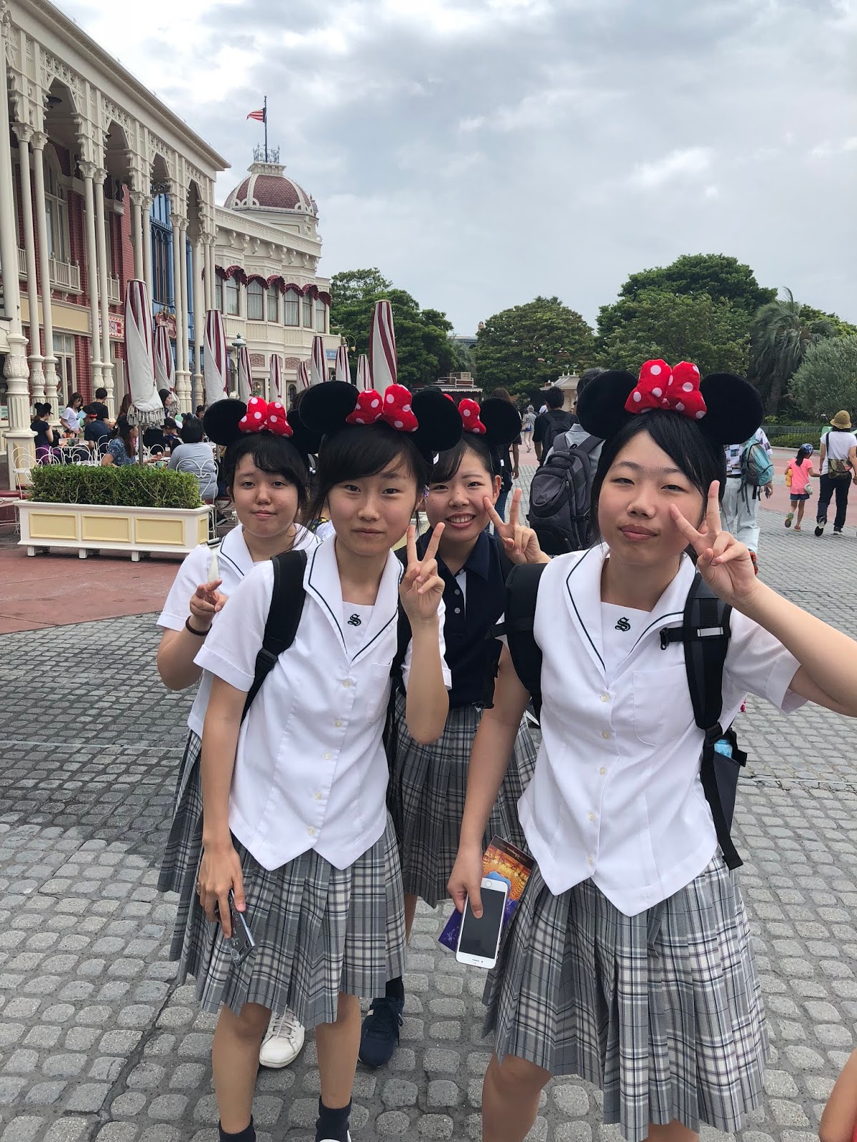 作陽２学年修学旅行 修学旅行３日目 ディズニーランド ディズニーシー