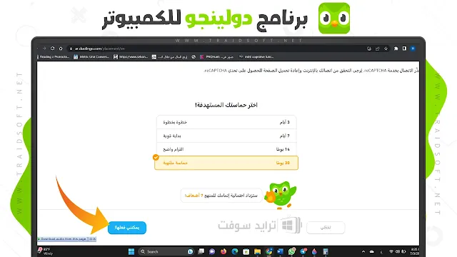 تحميل برنامج دولينجو للكمبيوتر بالعربي