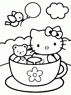 Hello Kitty for Coloring, part 6