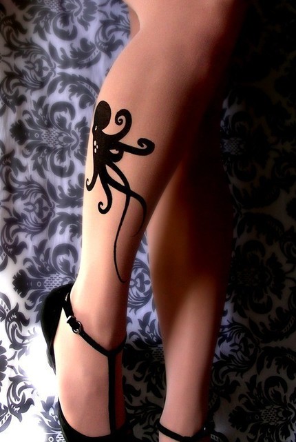 Octopus Tattoo Tights Now I just need to find some shoes 