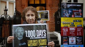 Partidario de Assange piden su liberación tras “mil días y sin ser encausado”