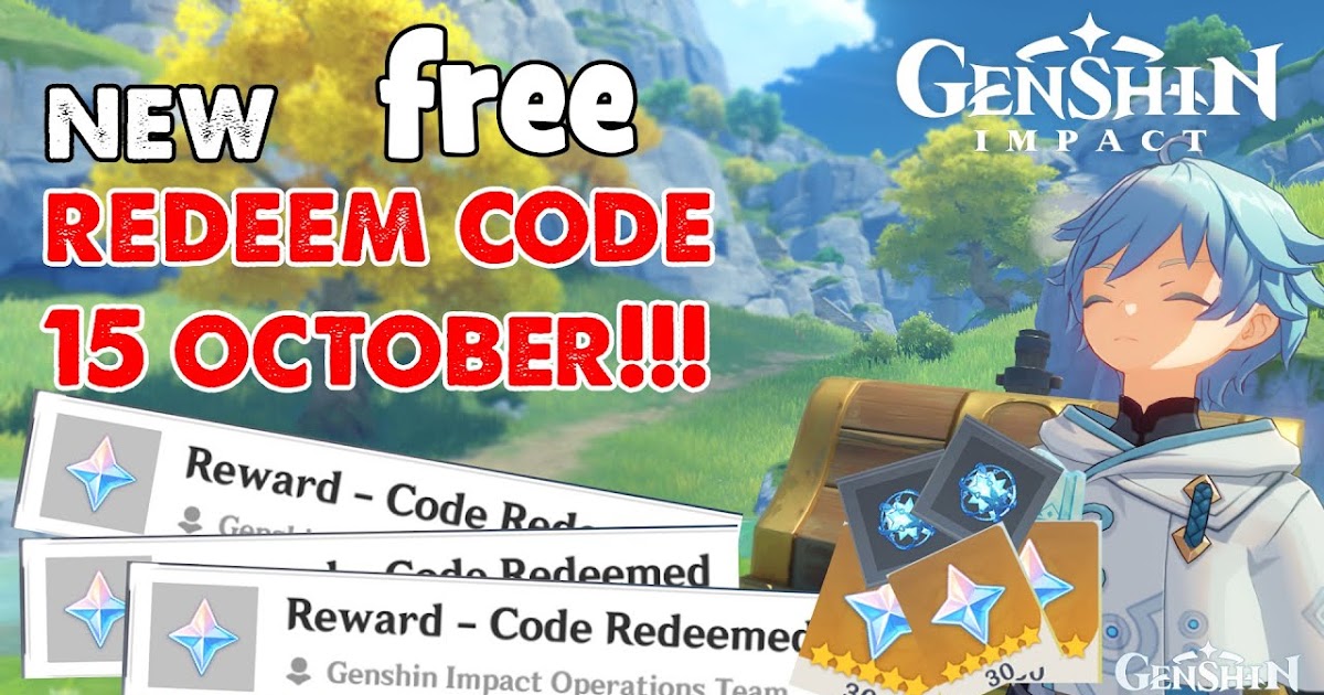 Genshin impact redeem code